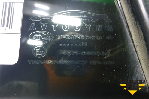 Стекло двери задней левой форточка (2011г) (90196929) для Daewoo Nexia с 1995-2016г (Нексия)