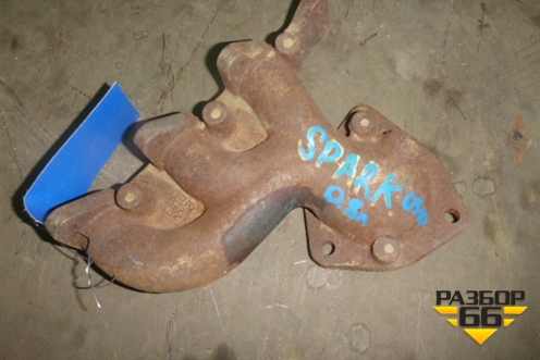 Коллектор выпускной (0.8л) для Chevrolet Spark с 2005-2009г