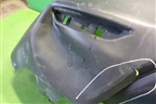 Бампер задний (до 2017г под парктроник) (85022BP70H) для Nissan Qashqai (J11E) с 2013г