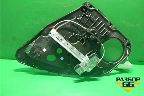Стеклоподъёмник механический задний правый (C1BBA045H22AC) для Ford Fiesta с 2008-2015г (Фиеста 6)