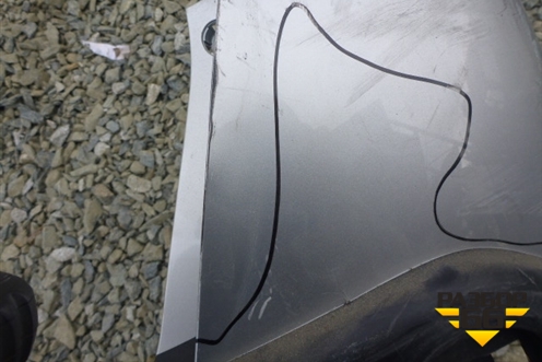 Бампер задний (под парктроник) (85022JU14H) для Nissan X-Trail (Т31) с 2007-2014г (Хтраил)