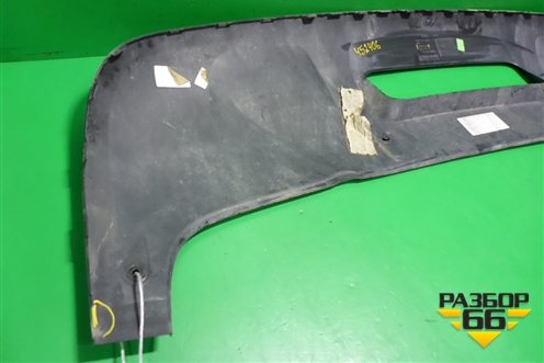 Юбка заднего бампера (после 2014г) (8U0807568) для Audi Q3 с 2011-2018г (Ку 3)