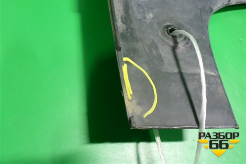 Юбка заднего бампера (после 2014г) (8U0807568) для Audi Q3 с 2011-2018г (Ку 3)