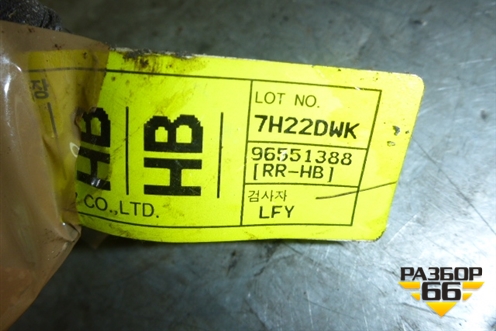 Проводка двери задней левой (96551388) для Chevrolet Lacetti с 2003г (Лачетти)