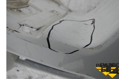 Бампер задний (до 2017г под парктроник) (5215960500) для Toyota Land Cruiser Prado(150) с 2009г (Ленд Крузер Прадо)