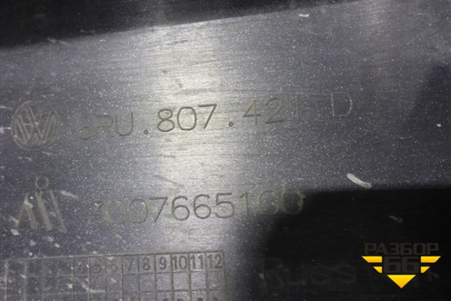 Бампер задний (после 2015г) (6RU807421D) для Volkswagen Polo (седан) с 2010г (Поло)