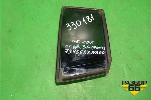 Стекло двери задней левой форточка (73455SZNA00) для Acura ZDX с 2009-2013г