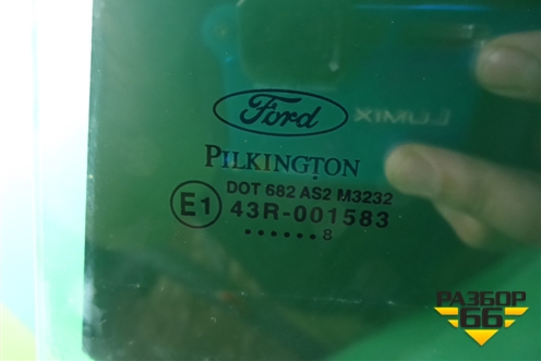 Стекло двери задней левой (2008г) для Ford Fusion с 2002г (Фьюжн)