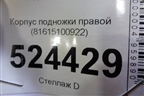 Корпус подножки правой (81615100922) для MAN  TGX с 2007г