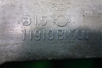 Кронштейн генератора (1.6л QG16) (11910BM700) для Nissan Primera (P12E) с 2001-2008г (Примера)