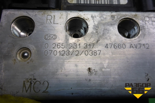 Блок ABS (47660AV712) для Nissan Primera (P12E) с 2001-2008г (Примера)