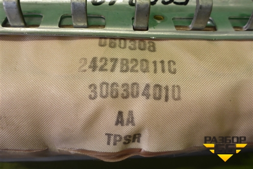 Подушка безопасности пассажирская в торпедо (306304010) для Nissan Note (Е11) с 2005-2013г (Нот)