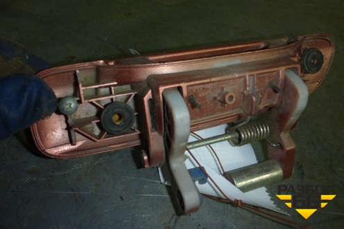 Ручка наружная двери задней правой для Honda Jazz(GD) с 2002-2008г (72640SAA003)