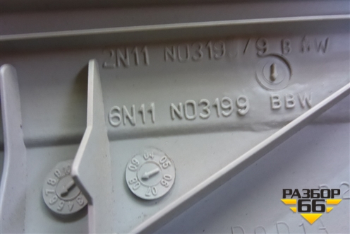 Обшивка стойки лобового стекла левая (6N11N03199BBW) для Ford Fusion с 2002г (Фьюжн)