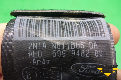 Ремень безопасности задний правый (2N1AN611B68DA) для Ford Fusion с 2002г (Фьюжн)