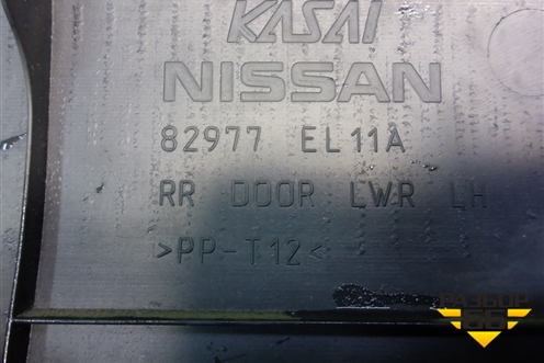 Обшивка двери задней левой под электрику (82977EL11A) для Nissan Tiida (C11X) с 2004-2013г (Тиида)