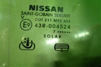 Стекло двери задней левой форточка (штатная тонировка) (82263EB300) для Nissan Navara (D40) с 2005-2015г