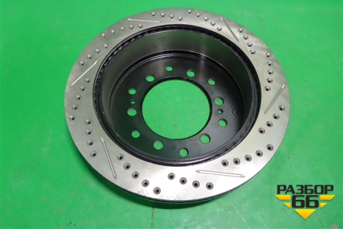 Диск тормозной задний вентилируемый (правый новый CENTRIC PARTS) (12744175R) для Lexus GX-460 с 2009г