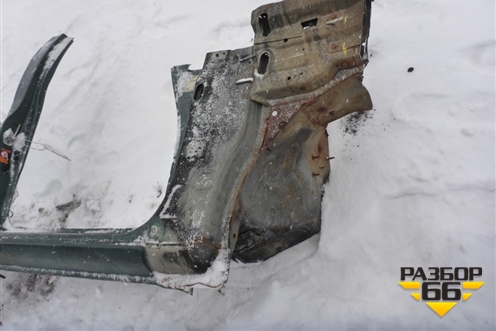Порог со стойкой правый для Nissan Navara (D40) с 2005-2015г
