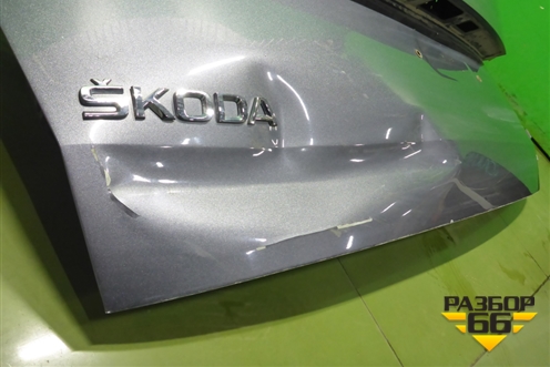 Дверь багажника без стекла (565827023A) для Skoda Kodiaq с 2017г