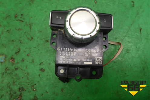 Модуль кнопок управления магнитолой (A1728701558) для Mercedes Benz SLK R172 с 2010-2016г