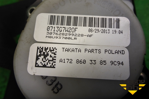Ремень безопасности передний левый (A1728603385) для Mercedes Benz SLK R172 с 2010-2016г