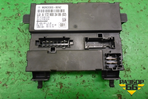 Блок электронный (складной крыши) (A1729003406) для Mercedes Benz SLK R172 с 2010-2016г