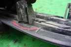 Накладка переднего крыла левого (A172690379) для Mercedes Benz SLK R172 с 2010-2016г