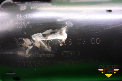 Стартер (АКПП 1.8л 27186130) (A2719060200) для Mercedes Benz SLK R172 с 2010-2016г