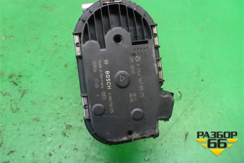 Заслонка дроссельная электрическая  (1.8л 27186130) (A2661410525) для Mercedes Benz SLK R172 с 2010-2016г