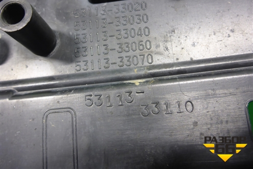 Решетка в передний бампер центральная (до 2020г) (5311333110) для Toyota Camry V70 с 2017г (Камри)