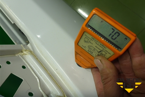 Дверь передняя левая (760032W010) для Hyundai Grand Santa Fe с 2012-2018г (Гранд Санта Фе)