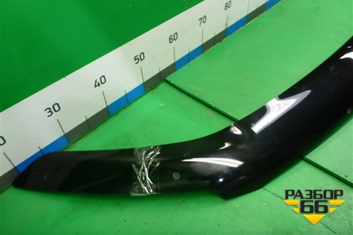 Накладка на капот мухобойка для Hyundai Grand Santa Fe с 2012-2018г (Гранд Санта Фе)