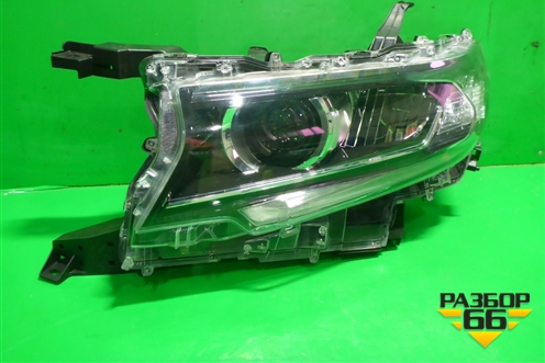 Фара левая (после 2017г LED без блока) (8118560N20) для Toyota Land Cruiser Prado(150) с 2009г (Ленд Крузер Прадо)