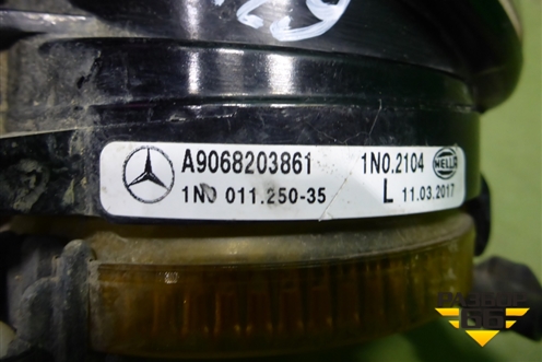 Фара противотуманная левая (A9068203861) для Mercedes Benz Sprinter W906 с 2006-2019г