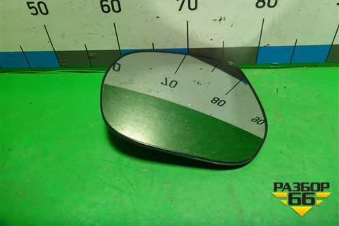 Стекло зеркала левого (с датчиком слепой зоны) для Toyota Land Cruiser Prado(150) с 2009г (Ленд Крузер Прадо)