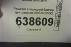 Решетка в передний бампер центральная (86531G9500) для Genesis G70  с 2017г