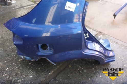 Крыло заднее правое (хетчбэк) для Chevrolet Lacetti с 2003г (Лачетти)