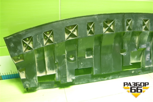 Пыльник переднего бампера центральный (626604CL0B) для Nissan X-Trail (Т32) с 2014г (Хтраил)