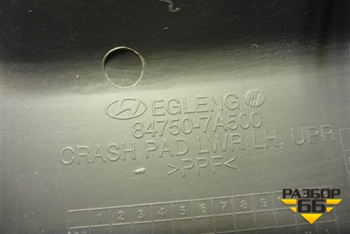 Накладка на торпедо  (левая) (847507A500) для Hyundai  HD-170 с 2004г