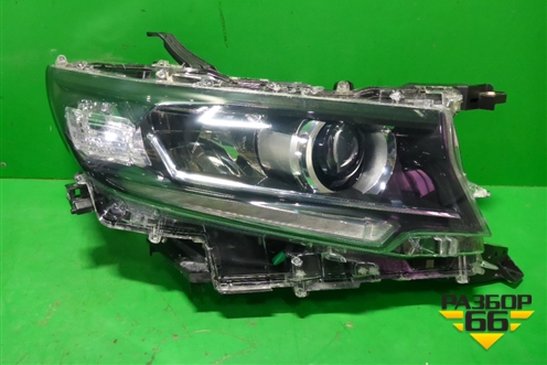 Фара правая (после 2017г LED без блока) (8114560N20) для Toyota Land Cruiser Prado(150) с 2009г (Ленд Крузер Прадо)
