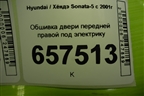 Обшивка двери передней правой под электрику (823203D010) для Hyundai Sonata-5 с 2001г