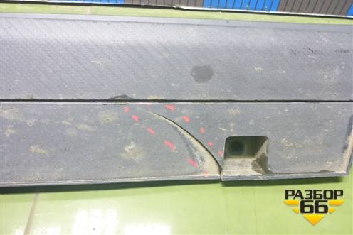 Накладка на порог наружная правая (6600125106) для Geely Coolray с 2019-2025г (Кулрей)