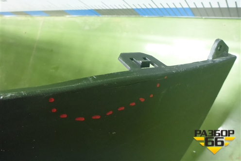 Бампер задний нижняя часть (под парктроник) (6600064487) для Geely Atlas Pro с 2019г (Атлас Про)