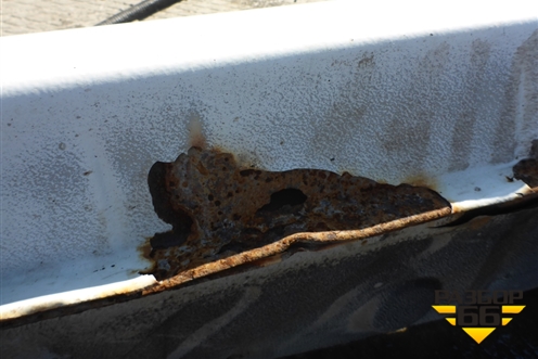 Порог со стойкой левый для Renault Logan с 2004-2015г (Логан)