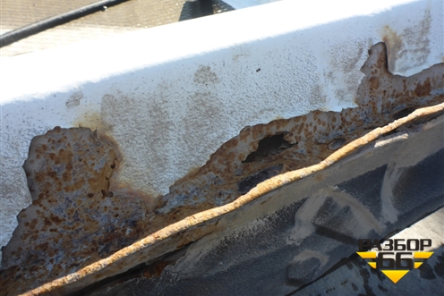 Порог со стойкой левый для Renault Logan с 2004-2015г (Логан)