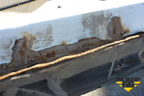 Порог со стойкой левый для Renault Logan с 2004-2015г (Логан)