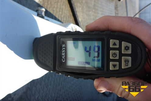 Порог со стойкой левый для Renault Logan с 2004-2015г (Логан)