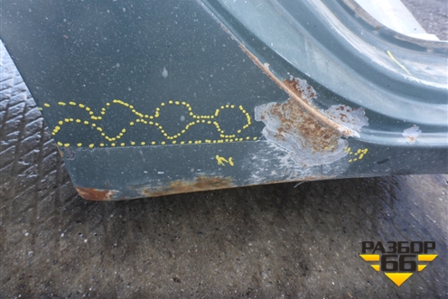 Крыло заднее правое для Mitsubishi Colt с 2004г (Кольт)