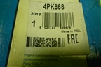 Ремень ручейковый (новый) (4PK668) для Nissan Micra (К12Е) с 2002-2010г